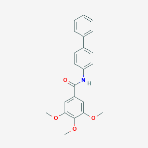 molecular formula C22H21NO4 B223963 N-([1,1'-Biphenyl]-4-yl)-3,4,5-trimethoxybenzamide 
