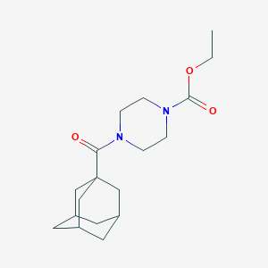 Ethyl 4-(adamantane-1-carbonyl)piperazine-1-carboxylate