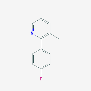 molecular formula C12H10FN B022401 2-(4-Fluorophenyl)-3-methylpyridine CAS No. 101419-76-5