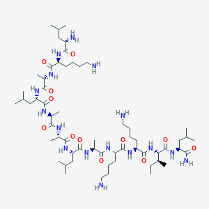 molecular formula C60H114N16O12 B022409 Mastoparan MP3 CAS No. 107048-32-8