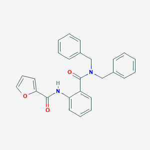 molecular formula C26H22N2O3 B224094 N-[2-(dibenzylcarbamoyl)phenyl]furan-2-carboxamide 