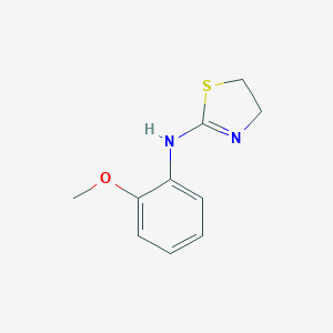 molecular formula C10H12N2OS B022416 N-(2-methoxyphenyl)-4,5-dihydro-1,3-thiazol-2-amine CAS No. 103151-15-1