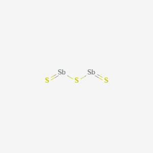 molecular formula S3Sb2 B224265 Lymphoscan CAS No. 1345-04-6