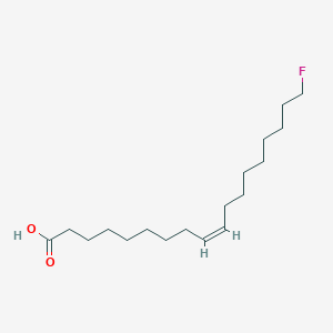 molecular formula C18H33FO2 B224302 (Z)-18-fluorooctadec-9-enoic acid CAS No. 1478-37-1