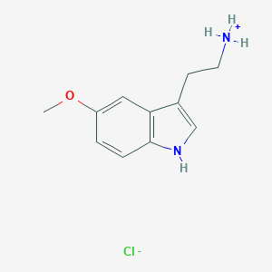 molecular formula C11H15ClN2O B022431 5-Methoxytryptamine hydrochloride CAS No. 66-83-1