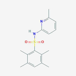 2,3,5,6-tetramethyl-N-(6-methyl-2-pyridinyl)benzenesulfonamide
