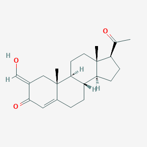 molecular formula C4H7NaO3S B224471 2-Hydroxymethyleneprogesterone CAS No. 1452-25-1