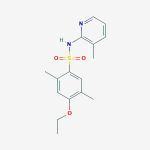 4-ethoxy-2,5-dimethyl-N-(3-methyl-2-pyridinyl)benzenesulfonamide