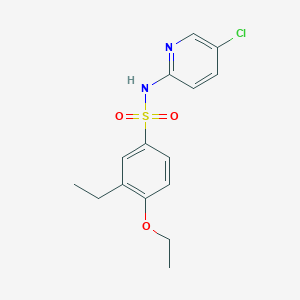 N-(5-chloro-2-pyridinyl)-4-ethoxy-3-ethylbenzenesulfonamide
