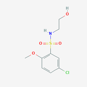 5-chloro-N-(2-hydroxyethyl)-2-methoxybenzenesulfonamide