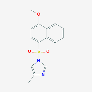 1-[(4-methoxy-1-naphthyl)sulfonyl]-4-methyl-1H-imidazole