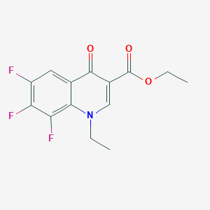 Ethyl 1-ethyl-6,7,8-trifluoro-4-oxo-1,4-dihydroquinoline-3-carboxylate