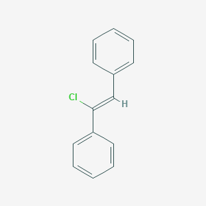 molecular formula C5H9ClO2 B224521 [(Z)-1-Chloro-2-phenylethenyl]benzene CAS No. 1460-06-6