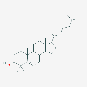 molecular formula C9H14ClN B224553 Cholest-5-en-3beta-ol, 4,4-dimethyl- CAS No. 1253-88-9