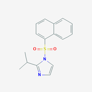 molecular formula C16H16N2O2S B224566 2-isopropyl-1-(1-naphthylsulfonyl)-1H-imidazole 