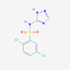 molecular formula C8H6Cl2N4O2S B224567 2,5-dichloro-N-(1H-1,2,4-triazol-3-yl)benzenesulfonamide 