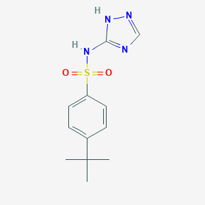 molecular formula C12H16N4O2S B224572 4-tert-butyl-N-(4H-1,2,4-triazol-3-yl)benzenesulfonamide 