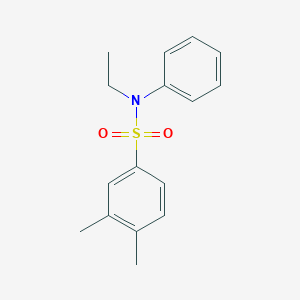 molecular formula C16H19NO2S B224583 N-ethyl-3,4-dimethyl-N-phenylbenzenesulfonamide 
