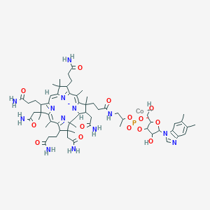 molecular formula C62H89CoN13O14P B224636 Vitamin B12-Co(II) CAS No. 14463-33-3