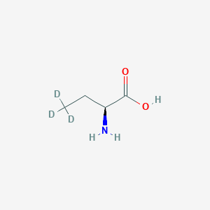 molecular formula C4H9NO2 B022466 H-Abu-OH-d3 CAS No. 929202-07-3