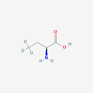 molecular formula C4H9NO2 B022466 L-Aminobutyric Acid-d3 CAS No. 929202-07-3