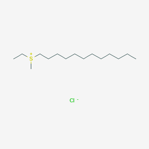 molecular formula C15H33ClS B224664 Sulfonium, dodecylethylmethyl-, chloride (1:1) CAS No. 14254-28-5
