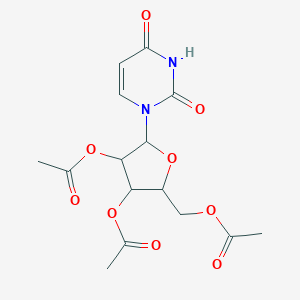 molecular formula C14H20O2I2 B224686 2',3',5'-Triacetyluridine CAS No. 14057-18-2
