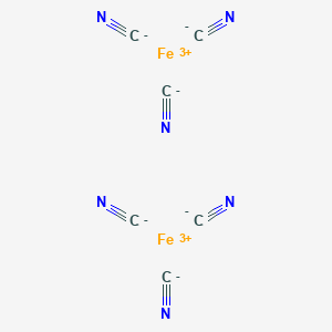 molecular formula C6Fe2N6 B224695 Ferric ferricyanide CAS No. 14433-93-3