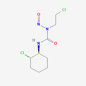 molecular formula C9H15Cl2N3O2 B224734 3-[(1s,2s)-2-Chlorocyclohexyl]-1-(2-chloroethyl)-1-nitrosourea CAS No. 13909-12-1