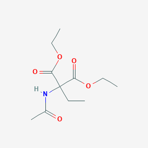 molecular formula C11H19NO5 B022474 Diethyl 2-ethyl-2-acetamidomalonate CAS No. 32819-24-2