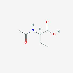 molecular formula C6H11NO3 B022477 2-(乙酰氨基)丁酸 CAS No. 114285-09-5