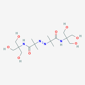 molecular formula C16H32N4O8 B022496 2,2'-(Diazene-1,2-diyl)bis(N-(1,3-dihydroxy-2-(hydroxymethyl)propan-2-yl)-2-methylpropanamide) CAS No. 104222-32-4