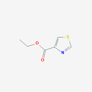 molecular formula C6H7NO2S B022499 噻唑-4-羧酸乙酯 CAS No. 14527-43-6