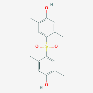molecular formula C16H18O4S B022517 4-(4-Hydroxy-2,5-dimethylphenyl)sulfonyl-2,5-dimethylphenol CAS No. 19855-67-5
