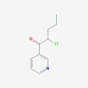 molecular formula C10H12ClNO B022533 2-Chloro-1-(pyridin-3-yl)pentan-1-one CAS No. 106430-51-7