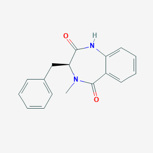 molecular formula C17H16N2O2 B022554 Cyclopeptine CAS No. 50886-63-0