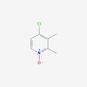 molecular formula C7H8ClNO B022557 4-氯-2,3-二甲基吡啶-1-氧化物 CAS No. 59886-90-7
