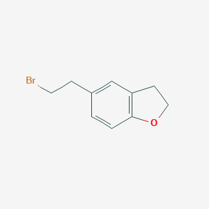 molecular formula C10H11BrO B022562 5-(2-Bromoethyl)-2,3-dihydrobenzofuran CAS No. 127264-14-6
