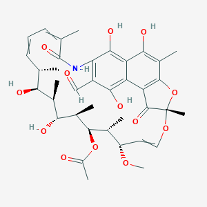 molecular formula C38H47NO13 B022564 3-Formylrifamycin SV CAS No. 13292-22-3