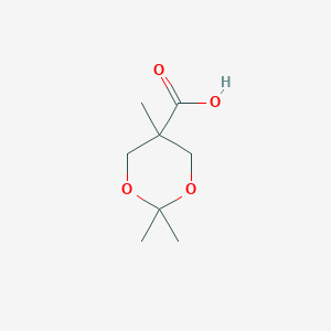 molecular formula C8H14O4 B022576 2,2,5-三甲基-1,3-二噁烷-5-羧酸 CAS No. 16837-14-2