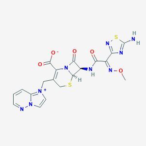 molecular formula C19H17N9O5S2 B022578 Cefozopran CAS No. 1262200-57-6