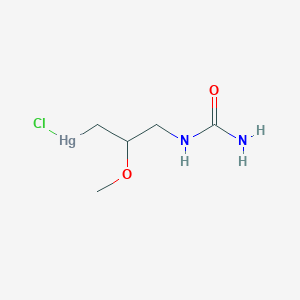 molecular formula C5H11ClHgN2O2 B225780 Chlormerodrin CAS No. 10375-56-1