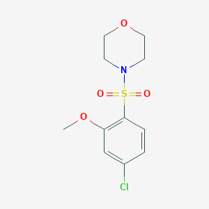 5-Chloro-2-(4-morpholinylsulfonyl)phenyl methyl ether