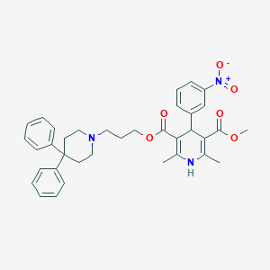 molecular formula C36H39N3O6 B022589 Niguldipino CAS No. 102993-22-6