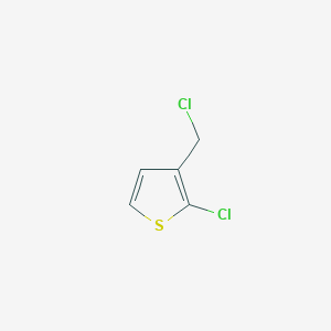 molecular formula C5H4Cl2S B022618 2-Chloro-3-(chloromethyl)thiophene CAS No. 109459-94-1