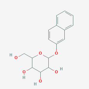 molecular formula C16H18O6 B022619 2-Naphthyl-beta-D-galactopyranoside CAS No. 33993-25-8
