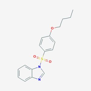 B226440 1-(4-Butoxyphenyl)sulfonylbenzimidazole CAS No. 5510-07-6