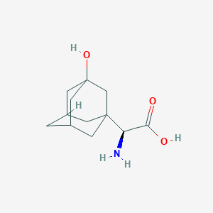 molecular formula C12H19NO3 B022665 (2S)-2-Amino-2-(3-hydroxyadamantan-1-yl)acetic acid CAS No. 709031-29-8
