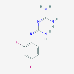 molecular formula C8H9F2N5 B226662 1-(2,4-Difluorophenyl)biguanide 