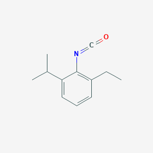 molecular formula C12H15NO B022674 2-Ethyl-6-isopropylphenyl isocyanate CAS No. 102561-41-1